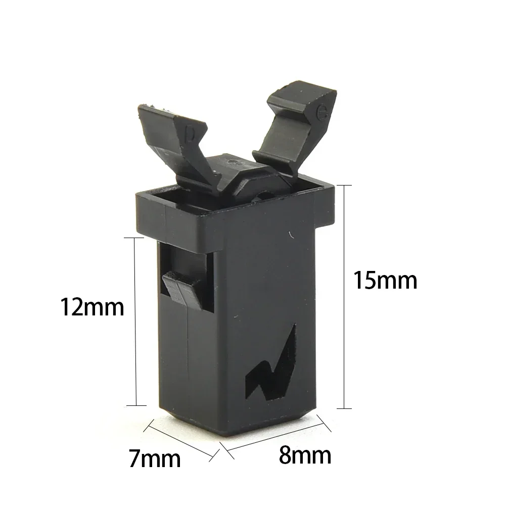 Clip di ricambio per bidone della spazzatura, chiusura automatica, soluzione per coperchio touch (bianco, 10 pezzi