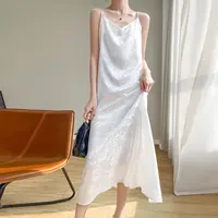 Women's thin summer essential silk material skin-friendly hundred temperament vest dress 2026 new - Image 6