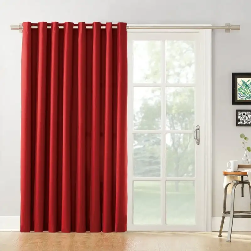 

Glass Door Thermal Lined Room Darkening Grommet Curtain Panel, 100 Home decors accessories Home acccesories Curtain Curtain hold