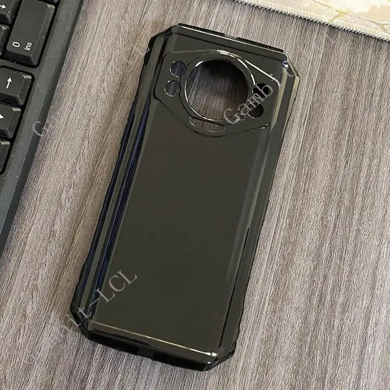 Coque TPU + Verre Trempé Pour Doogee S118 (6,58 Pouces) - Noir, Protection Complète écran Et Téléphone