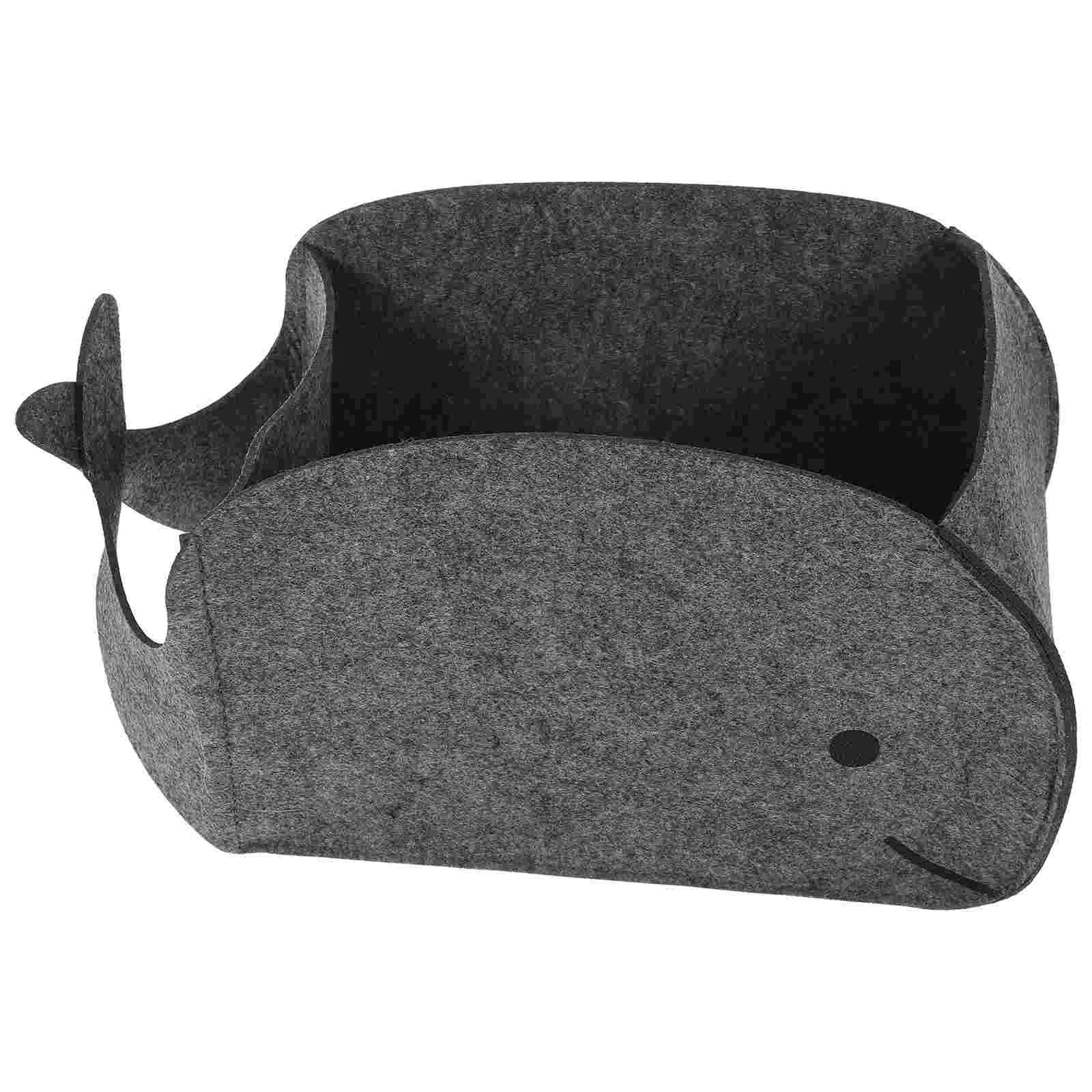 

Nuobesty Children's Toys Felt Toy Bin Nursery Storage Basket Foldable Storage Binse Shape Foldable Sundries Organizer Room
