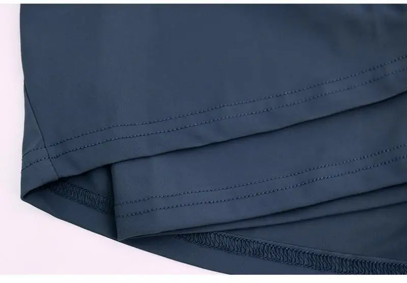 Women Sport Shorts Loose High Waist Sexy Fitness Running Dance Yoga Tennis Golf Fake Two-piece Anti- Embarrassment Shorts MM409
