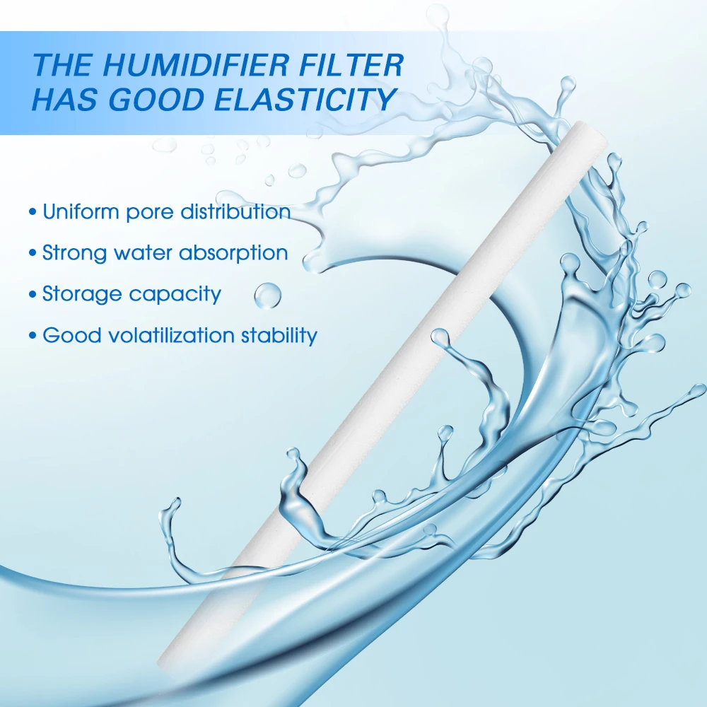 Humidifier Filter Swab Cotton Sponge Stick Absorbent Cotton Swab Aromatherapy Machine Replacement Wicks Cut According Size 7mm humidifier filter cotton sponge stick aromatherapy machine