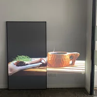 2025 Hot Nano Grey Crystal ALR Projector Screen Ambient Light Rejecting Fixed Frame 1CM Ultra Narrow Border CLR 4K 8K Projection - Image 3