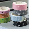 1Style 12Rolls/bag Walking with the Stars Tape Set Creative Handbook Material DIY Scrapbook Photo Frame Diary 2