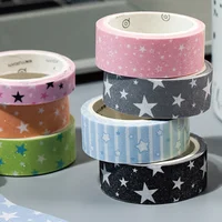 1Style 12Rolls/bag Walking with the Stars Tape Set Creative Handbook Material DIY Scrapbook Photo Frame Diary 2