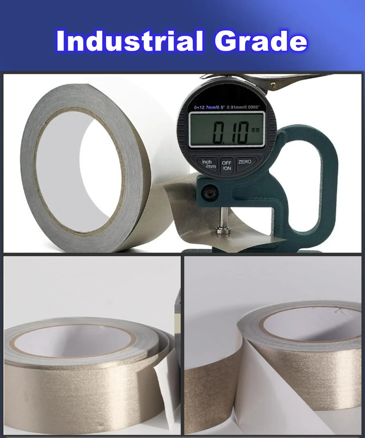 Double Conductive Faraday Cloth Tape for EMI Shielding and RF Blocking