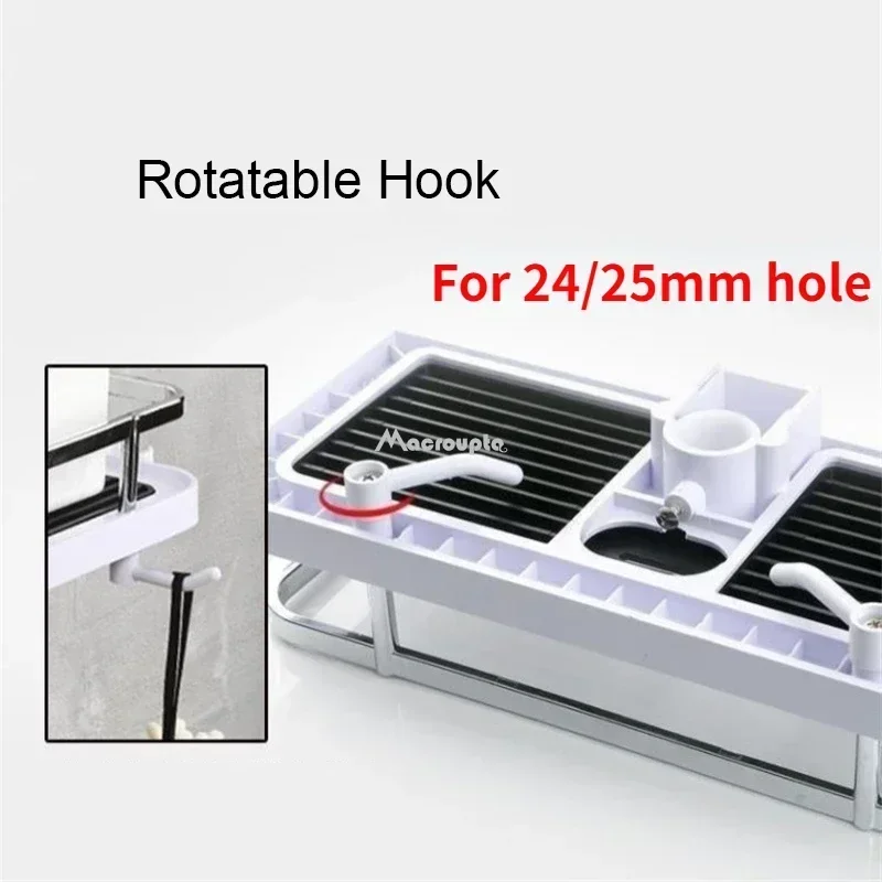 Bathroom Shower Storage Rack Organizer No Drilling Lifting Rod Shower Head Holder Gel Shampoo Tray Holder Pole Shelves storage rack bathroom shelf bathroom shelf rack bathroom storage rack wall shelf organizer wall shelf