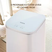 Portable Washing Machine with 8 Wash Cycles, Touch Button & LED Display, 0.8 Cu. Ft. Fully Automatic Washer 2