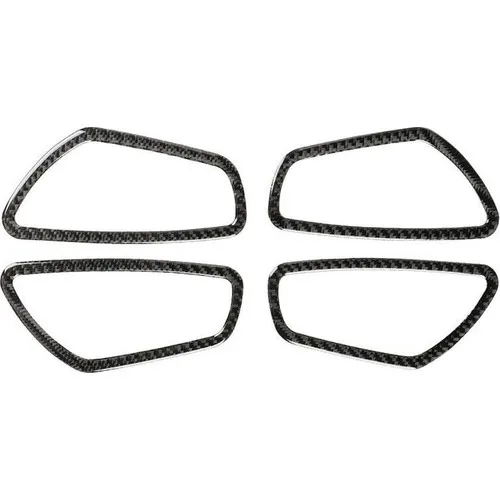 

High-quality Car Inner Door Panel Handle Pull Trim Cover For Honda Civic Fc5 2016-2020 Inner Door Handle Frame carbon
