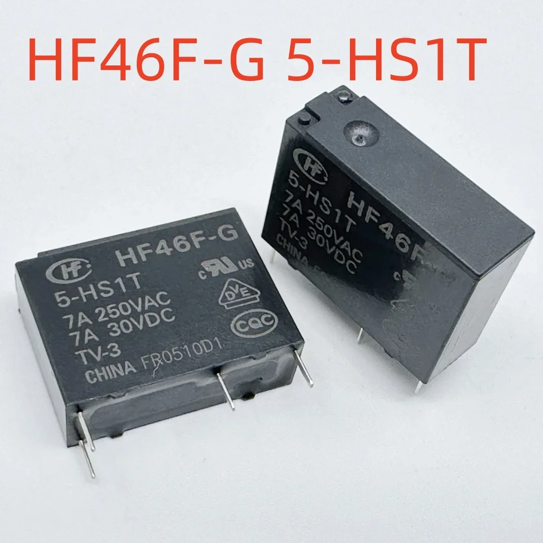 HF46F-G 5/9/12/24-HS1/H1/HS1T/(610)/(335) HF46F-G 12-HS1TF 46F1-5V/9V/12V/24V-3A/5A/7A/10A Relay 4pins