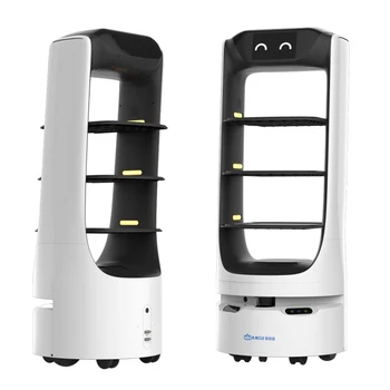 Anseboo Robot autonomo Consegna ristorante Robot alimentare Cameriere prodotto in Cina Carico 30 kg Consegna robot Pudu