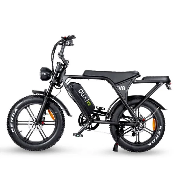 Deren V8 Pro Electric Bicycle High Quality Leisure Sports 750W Rear Wheel Motor 48V Lithium Battery Retro Electric Roa