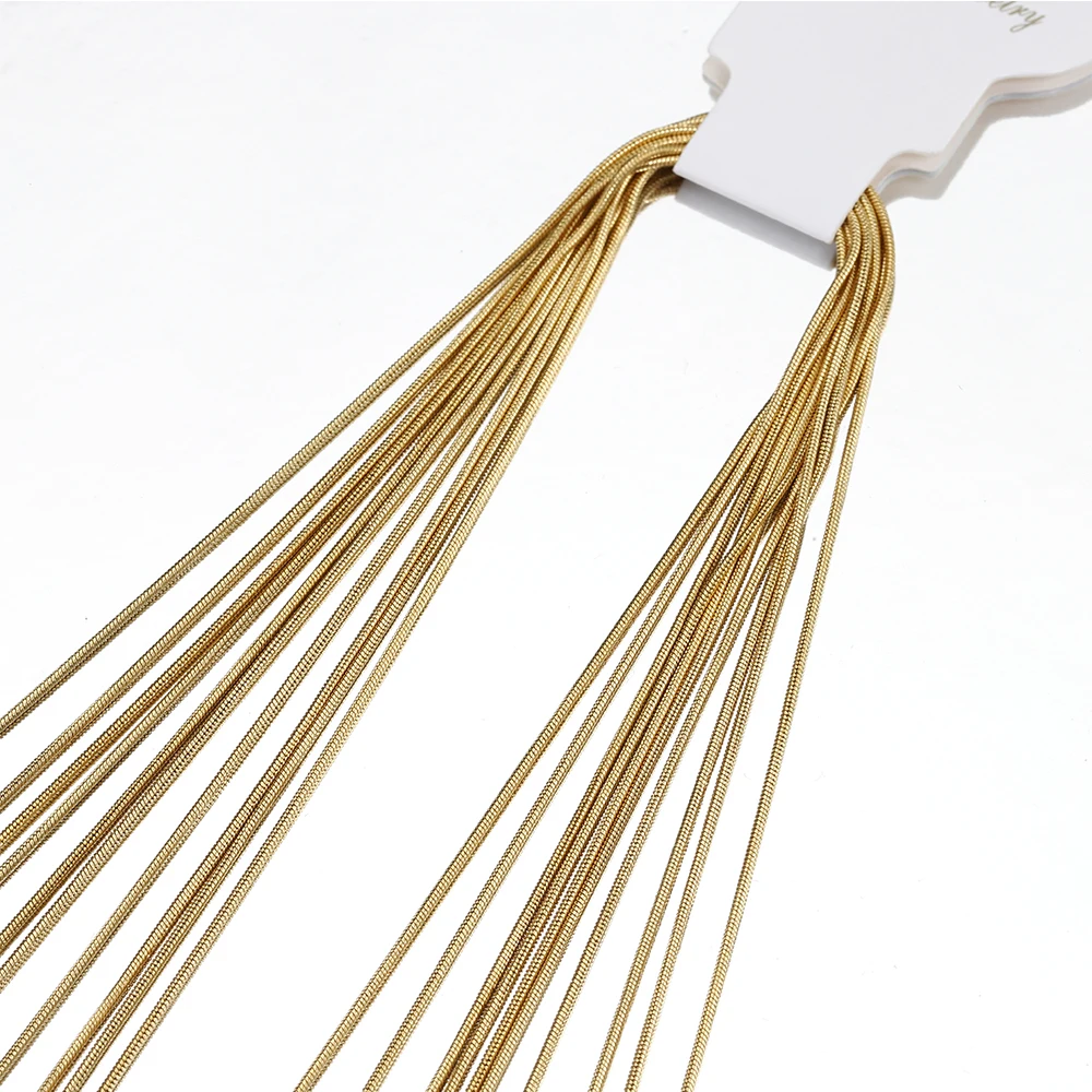 5 stücke 45cm edelstahl schlangen halskette ketten für schmuck machen diy komponenten zubehör großhandel – Detail 8
