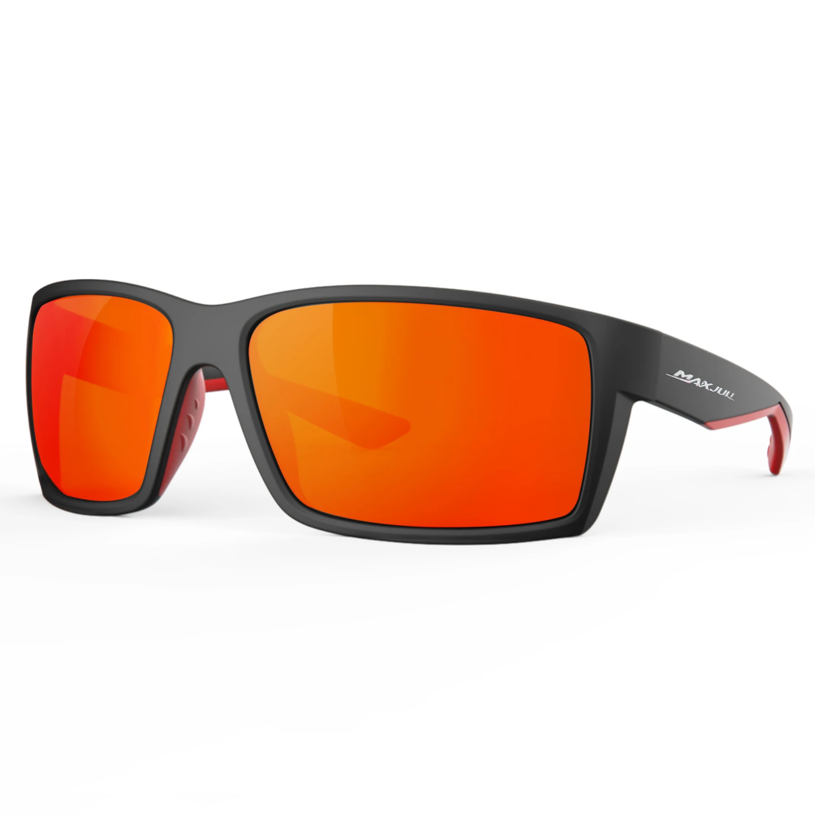 MAXJULI Lunettes de Soleil Polarisées Rectangulaires Extérieures pour Hommes Femmes, Lunettes de Soleil de Sport, Conduite, Pêche, Lunettes de Cyclisme 8122_voghion.com