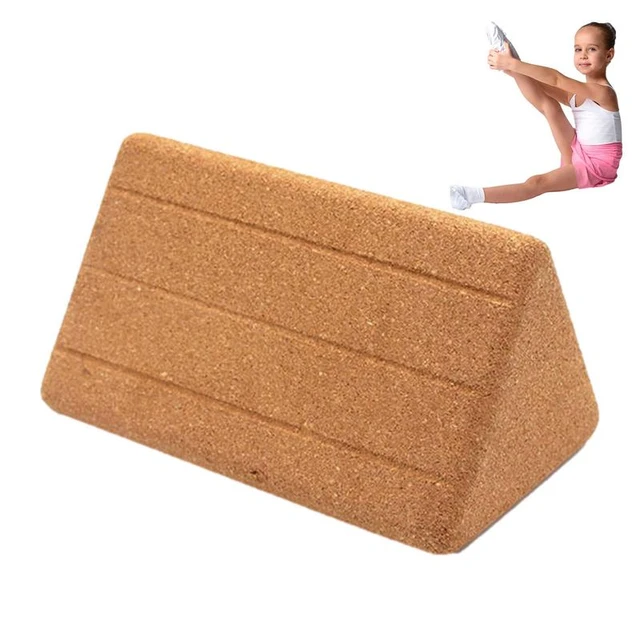 Natural Cork Yoga Block High-Density Natural Pilates Exercise At Gym  Exercise