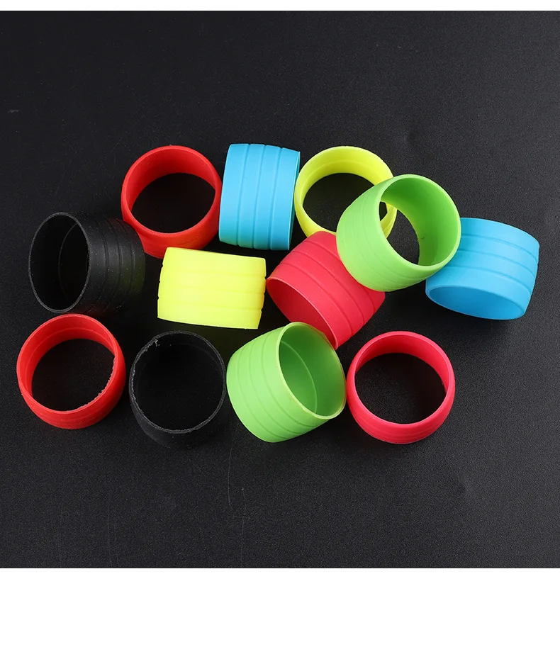 G599 Bicycle Road Handlebar Bindings Silicone Material Fixed Ring Brake Car Line Protective Sleeve Bend Handle Trimmer