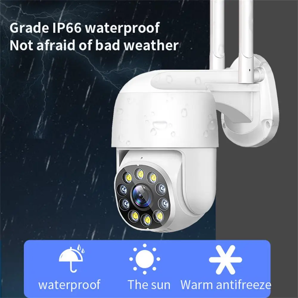 

2MP 5G 2.4G Dual Frequency Wifi PTZ Camera Auto Tracking AI Detection Two Way Audio Color Night Vision 390Eyes Security Camera