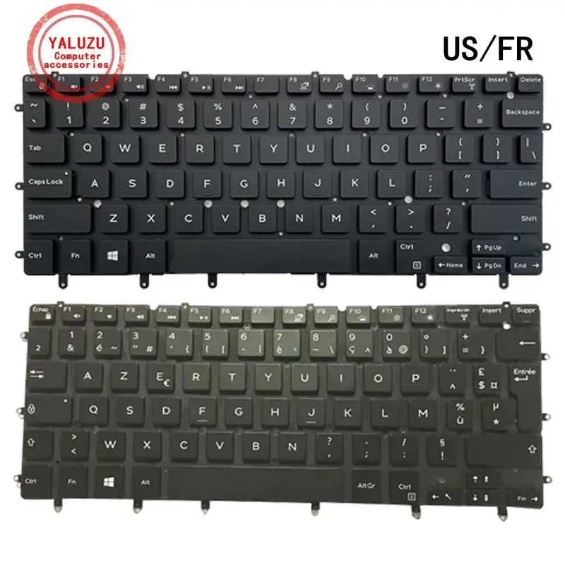 Фото Английская новая клавиатура для ноутбука DELL Inspiron XPS 13 9343 9350 9360 15BR N7547 N7548 P54G P41F №1
