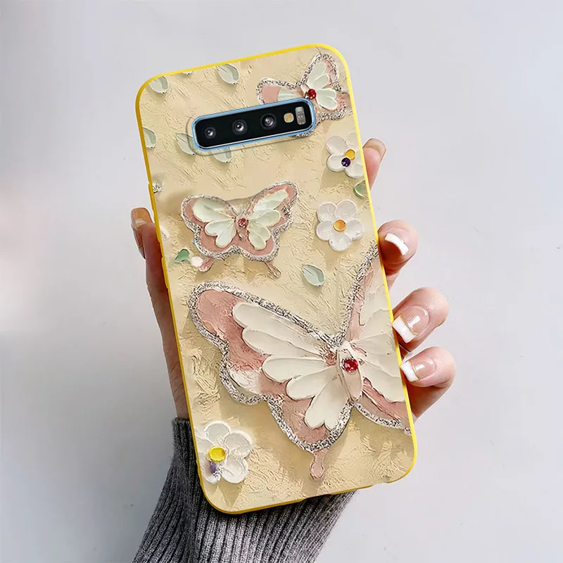 Cute Butterfly Painted Soft TPU Phone Case Cover