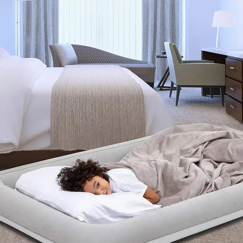 Baby Inflatable Travel Bed Air Mattresses Car Rear Folding Kid Sleeping Bed High-Speed Rail Plane Outdoor Travel Accessories