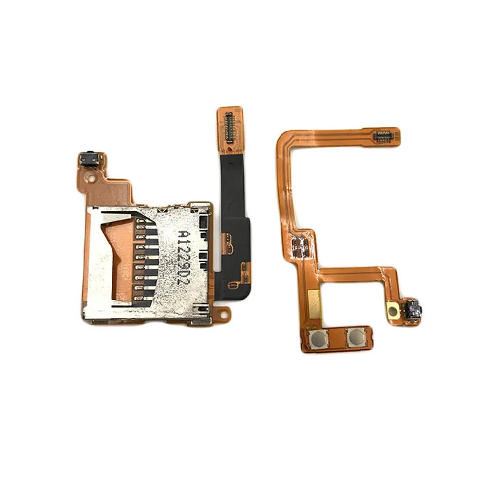 Replacement sd card slot for ndsi xl ll socket l r volume button flex