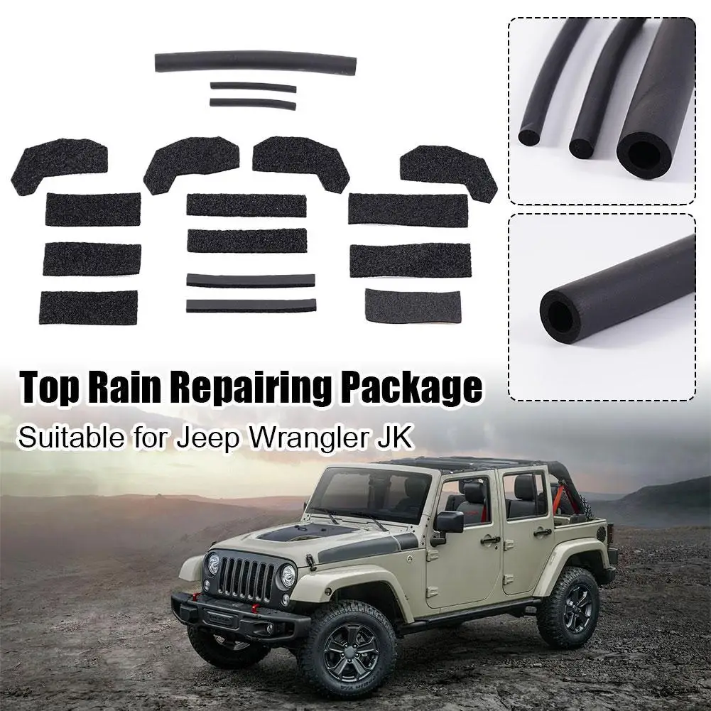 

Hard Top Kit Contains Various Seals To Repair Leaks Roof Leak Repair Kit For Jeep Wrangler JK 2007-2018 68026937AB Modification