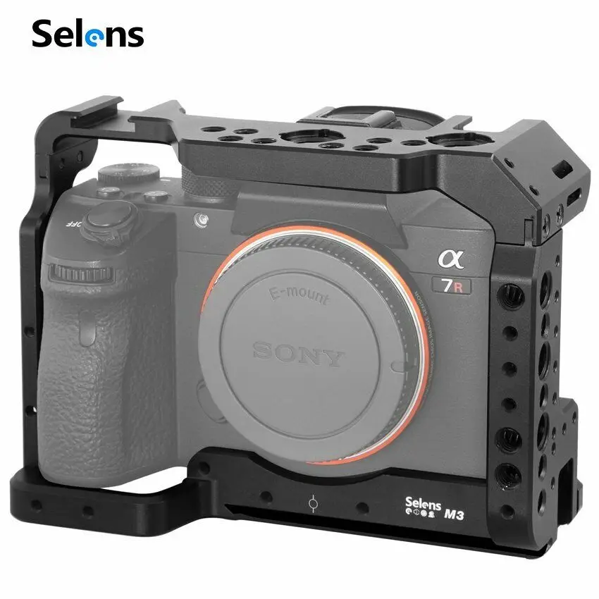 Selens Camera Top Handle Cold Shoe A7Iii A7R3 A7M3 Cage Per Sony A7Riii /A7Iii/A7Iii Gabbia In Lega Di Alluminio Accessori Fotografici