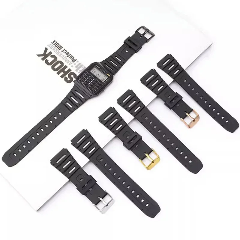 Cinturino Da 22Mm Per Casio Ca-53W Ca-61W Ft-100W W-520U W-720G Cinturino Da Polso Morbido In Tpu Ft100W Cinturino Da Polso Di Ricambio