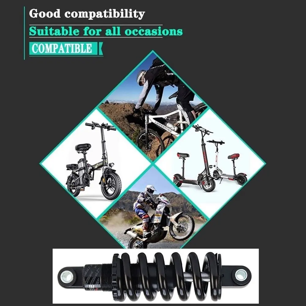 AttLvTu-Bike 후방 충격 흡수 장치, 스프링, MTB, 125mm, 150mm, 165mm, GS-121A, 1002000lbs, 서스펜션 댐퍼