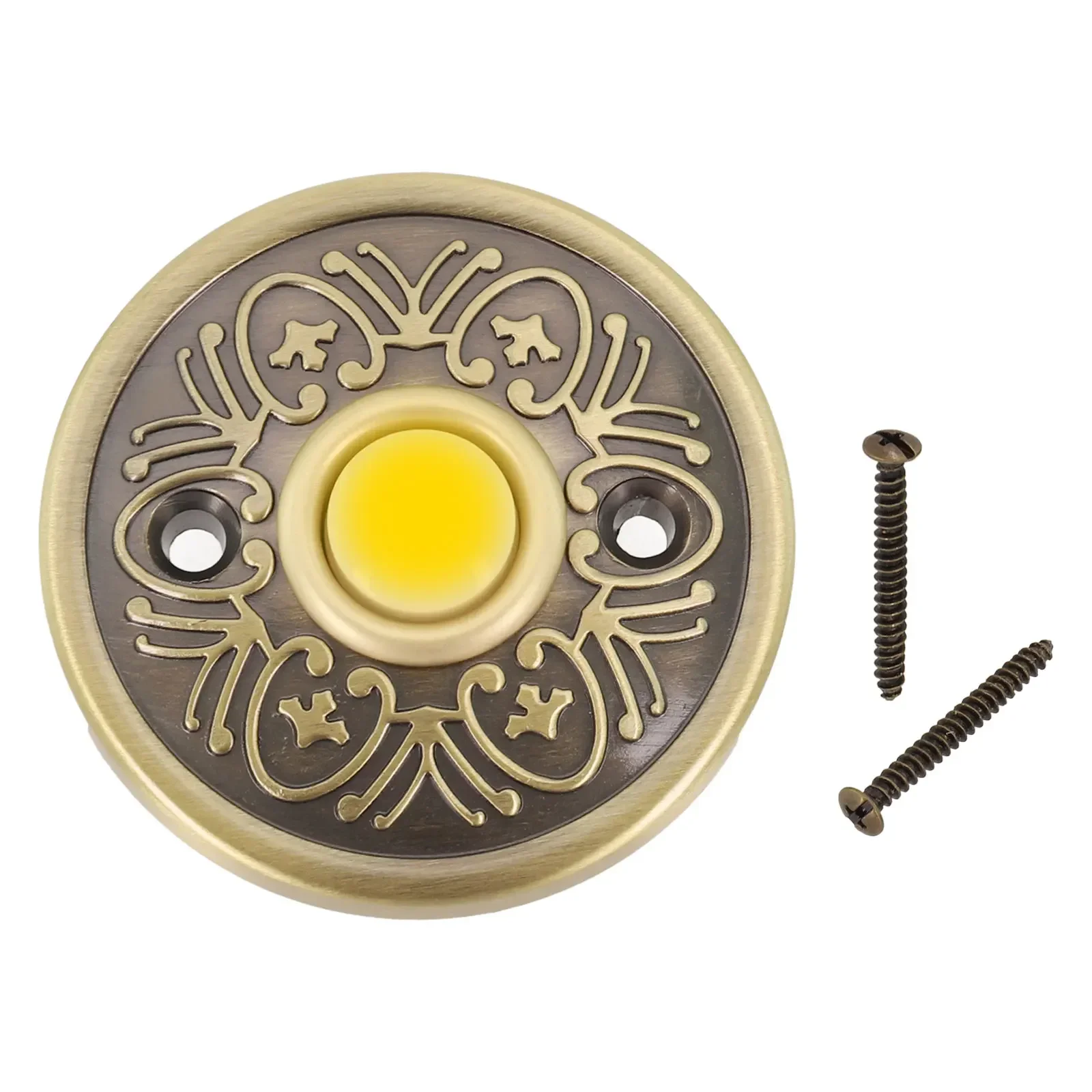 Elegant Design Bronze Wired Doorbell Doorbell Push Button Sturdy Material Weatherproof Design Easy Installation Sleek