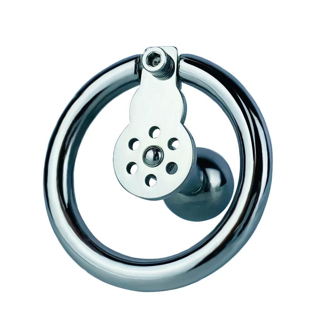 Penis Chastity Lock Negative Series Low Pressure Solid Steel Ball Column Removable