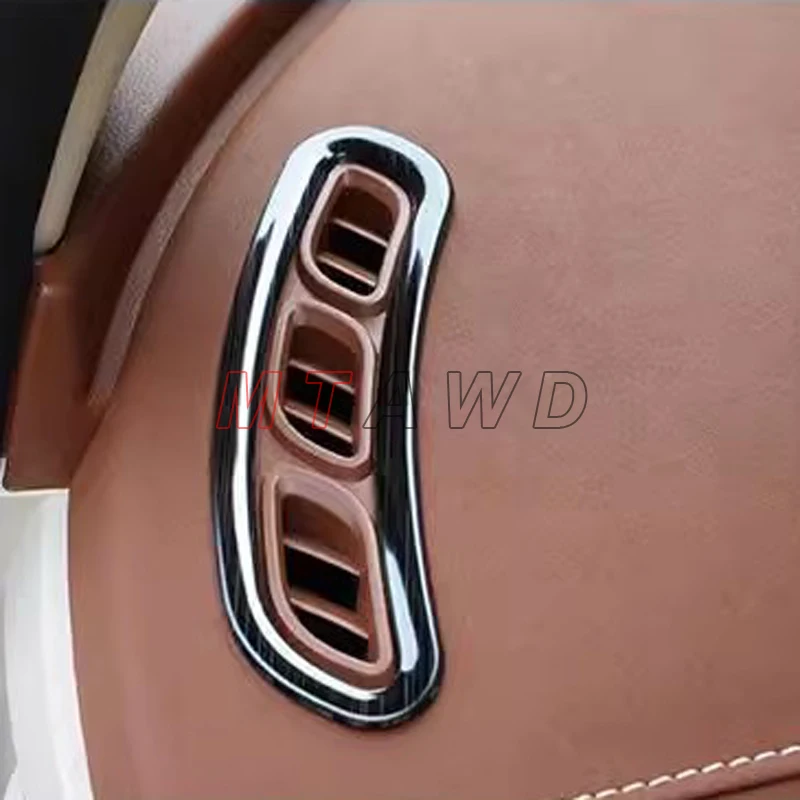 

For GWM ORA FUNKY CAT EV 2022 2023 2024 Carbon ABS Front Dashboard Side Air Conditioner AC Vent Outlet Cover Protector Styling