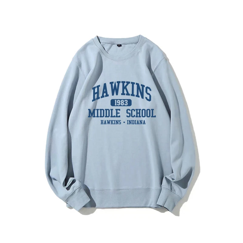 Cozy Long Sleeve Hoodie with Stranger Things Print Unisex Casual Sweatshirt Comfortable and Stylish for Relaxing or Daily Wear 6