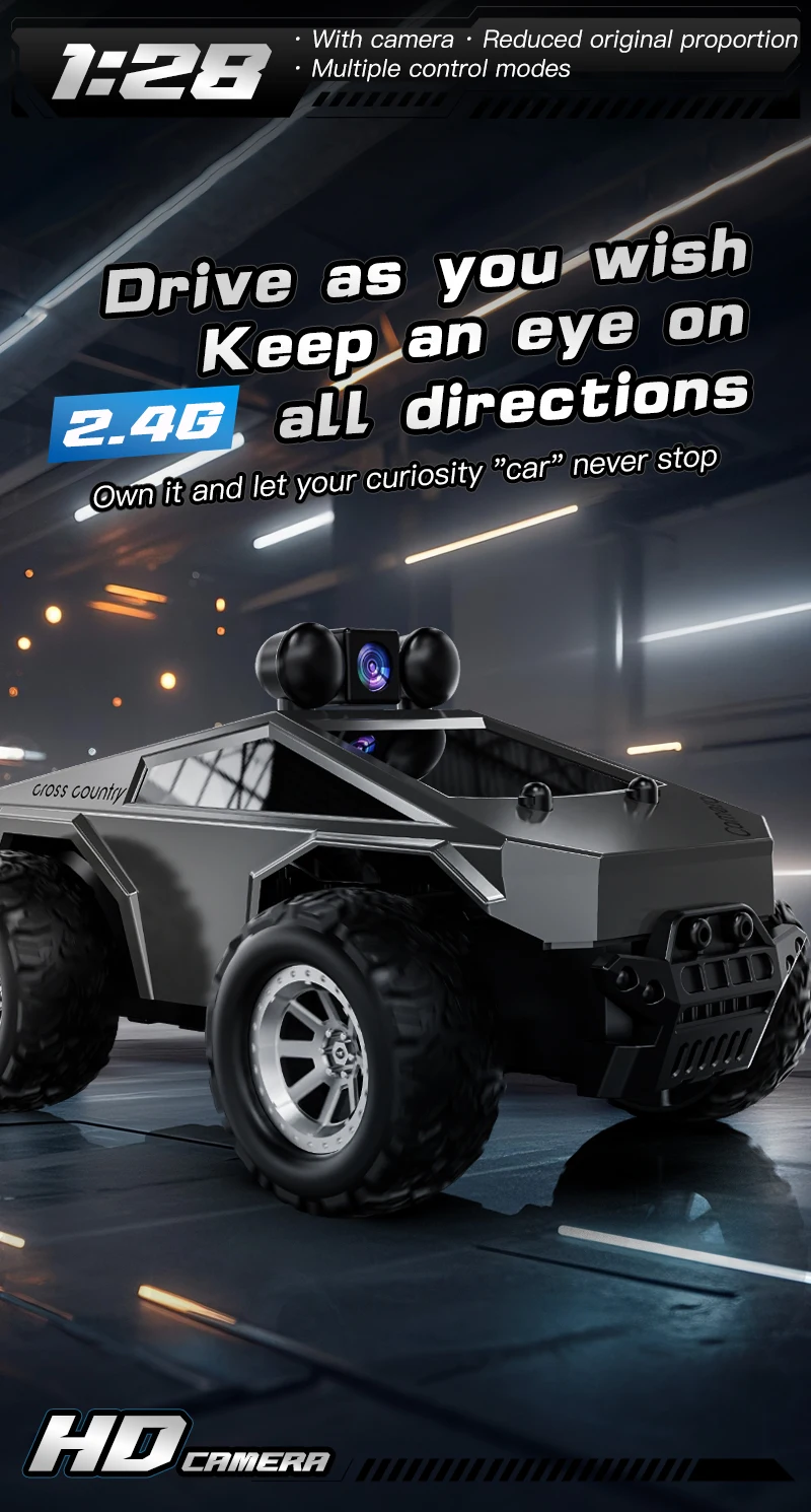 Rc Stunt Car With Hd Fpv Camera And App Control For Kids & Adults_voghion.com
