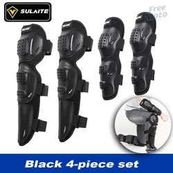 SULAITE Motorcycle Knee Pads and Elbow Pads Riding Protective Gears Outdoor Sports Motocross Equipment Moto Knee Guard