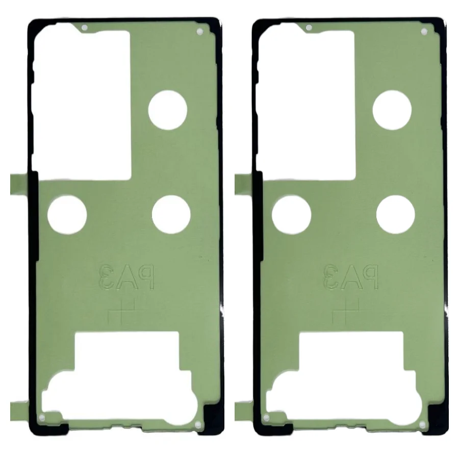 10pcs 백 하우징 커버 스티커 삼성 갤럭시 S10 S20 S21 S22 Plus Ultra Note10 S20U S10E 배터리 도어 접착 접착제 테이프