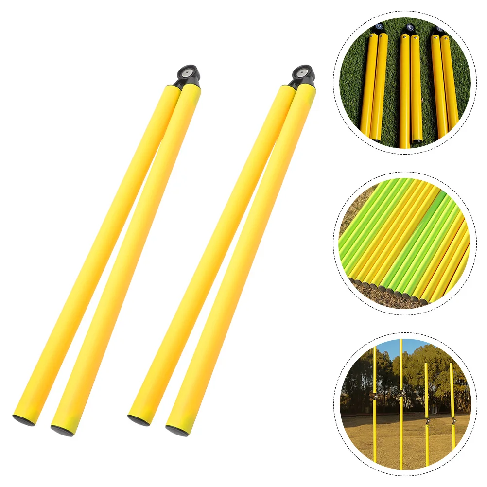 

2 Pcs Football Training Rod Agility Poles for Soccer Soccerball Supplies Railing