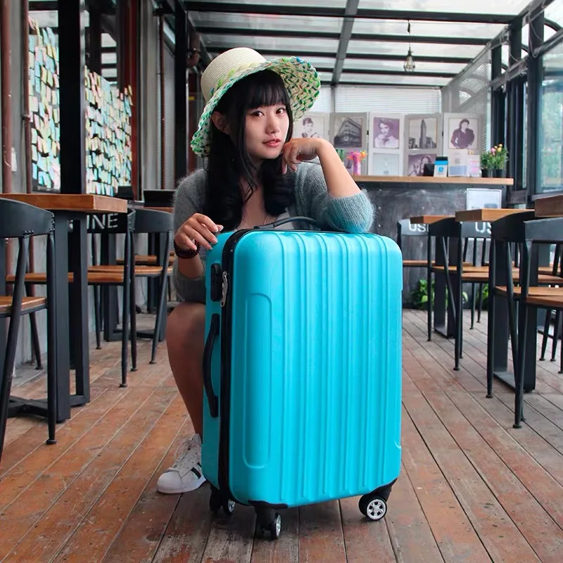 22‘’24/28 inch travel suitcase on spinner wheels rolling luggage set 20'' carry on cabin trolley luggage bag Women luggage set