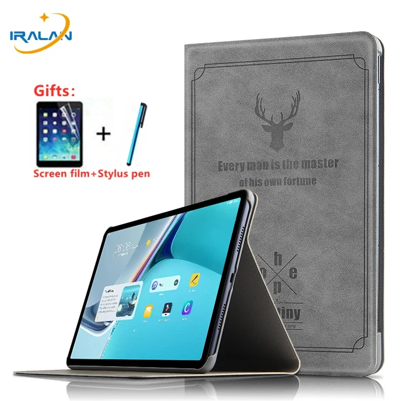 Case For Huawei MatePad 10.4 BAH3-W09 BAH3-AL00 PU Leather Stand Tablet Cover For Huawei MatePad 11 Case DBY-W09+Film+Pen ipad case tablet case