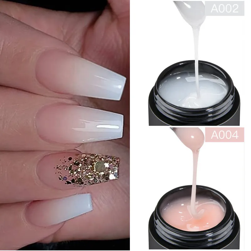 Buy Press on Nails Baby Boomer Chrome Pink White Glitter Online in India -  Etsy