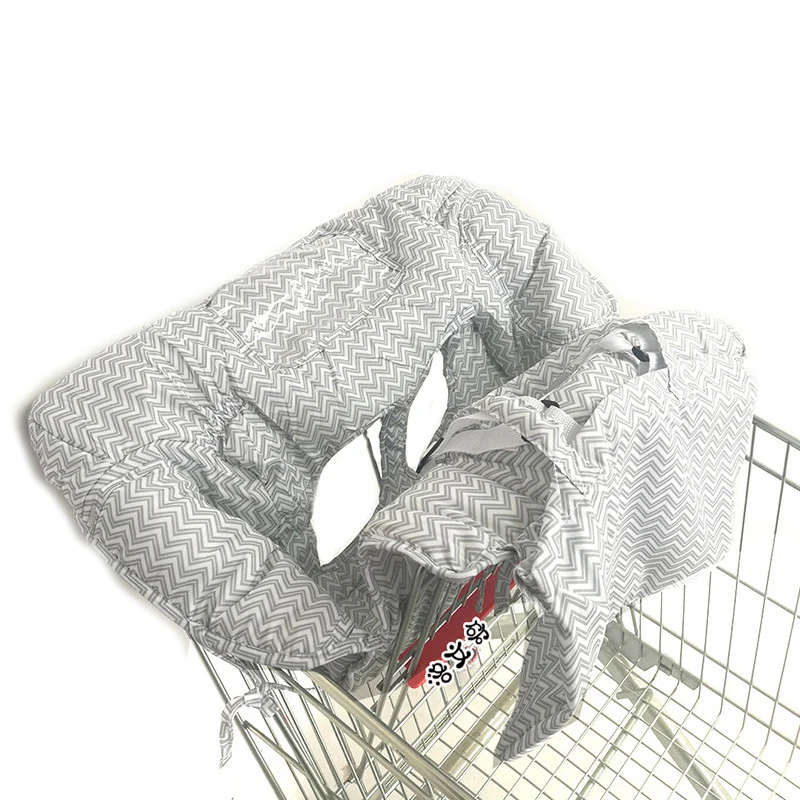 Baby Seat Cover 6-48M Baby Shopping Cart Seat Cushion Children's Stripe Beautiful Clean Cushion Universal for boys and girls