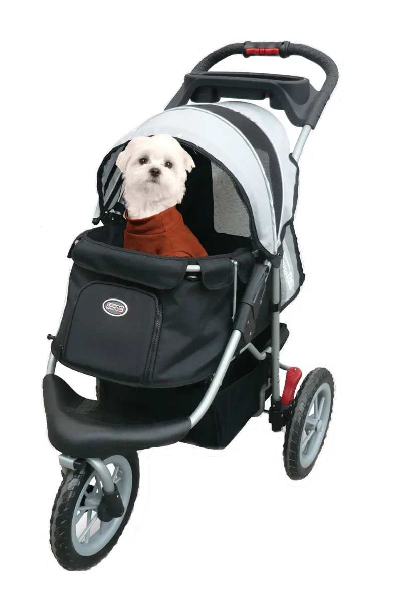 Dog Carrier Trolley Comfort EFA Buggy Foldable Pet Buggy Pushchair Pram For Dogs And Cats Rubber