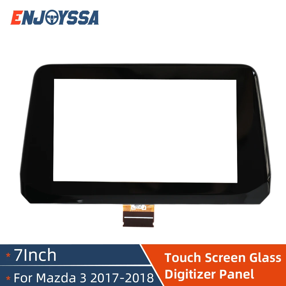 Touch Screen Display Car Display Monitor Display 7" Touch Screen Glass Digitizer for Mazda 3-Radio Navigation Replacement B61A611J0