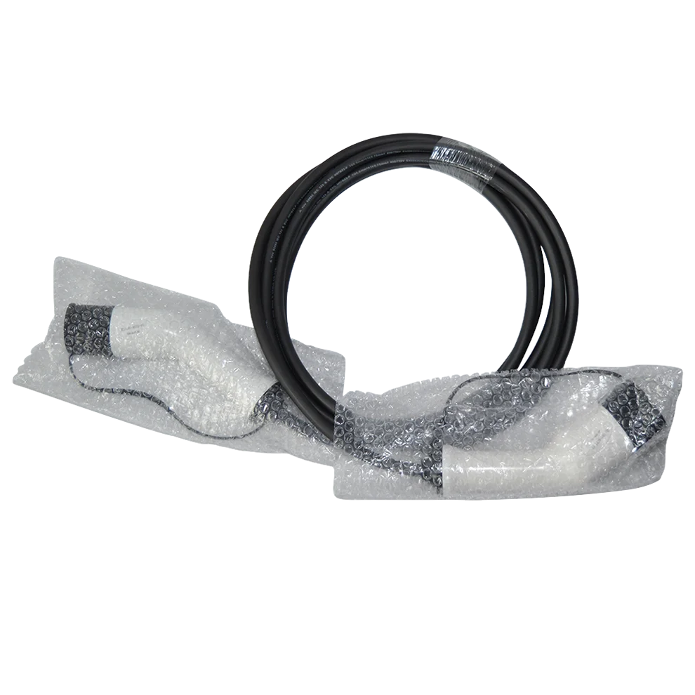 IEC-62196 Type2 To Type 2 3 Phase 380V 16A 32A Ev Charging TPU Cable 5M