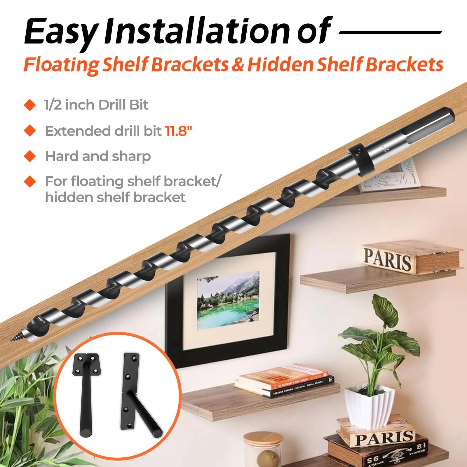 Center Line Scriber Offset Finder Dowel Jig Kit For Floating Shelves ...