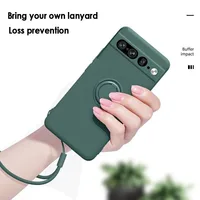 For google pixel 6a 6 pro 6 case magnetic ring holder liquid silicone funda For googe pixel7 pixel 6 a pro coque protector cove 2