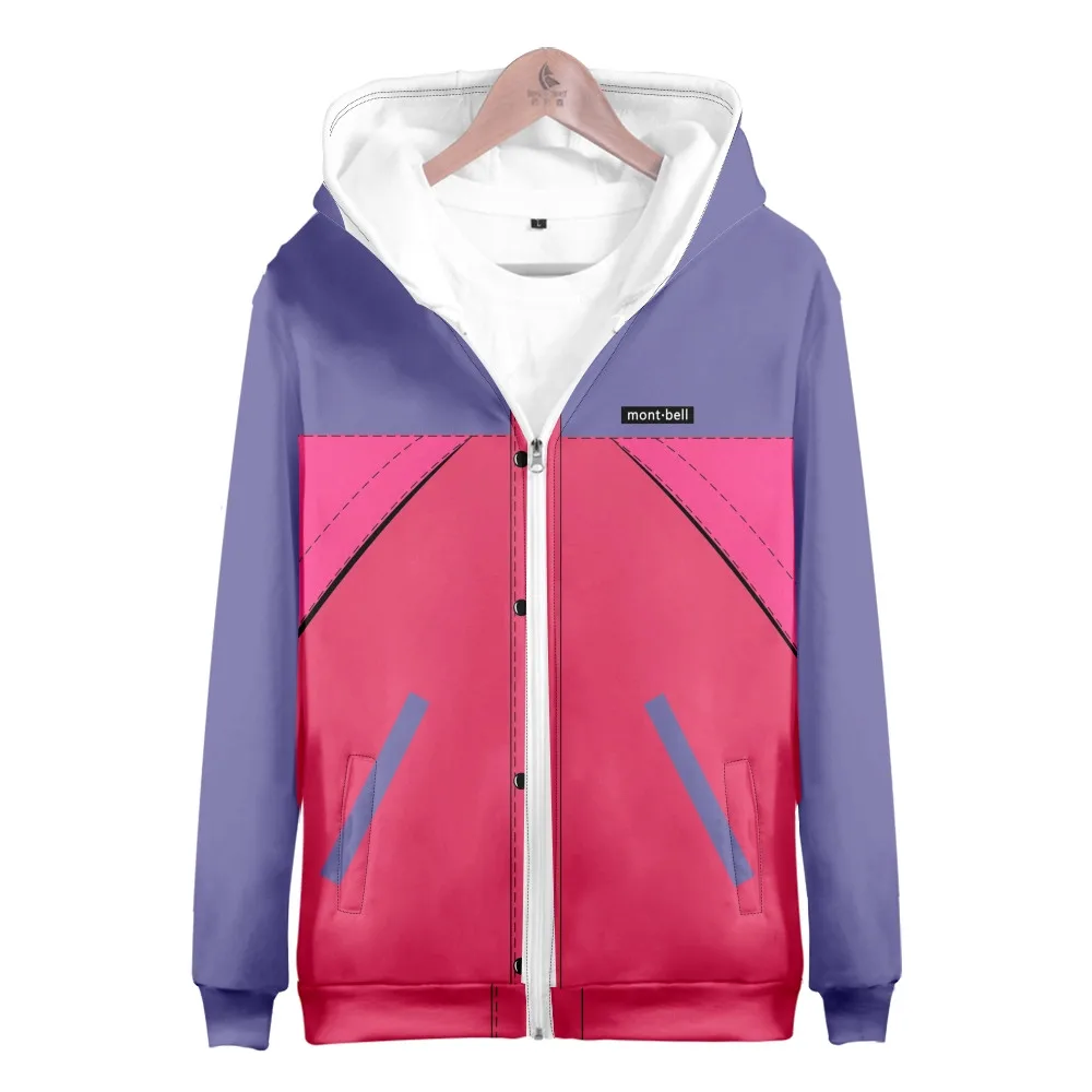 Coats Oliver Tree Sweatshirt 3D Stand Collar Zipper Jacket Men/Women Long Sleeve Jackets Streetwear Fashion Cosplay Costume 3