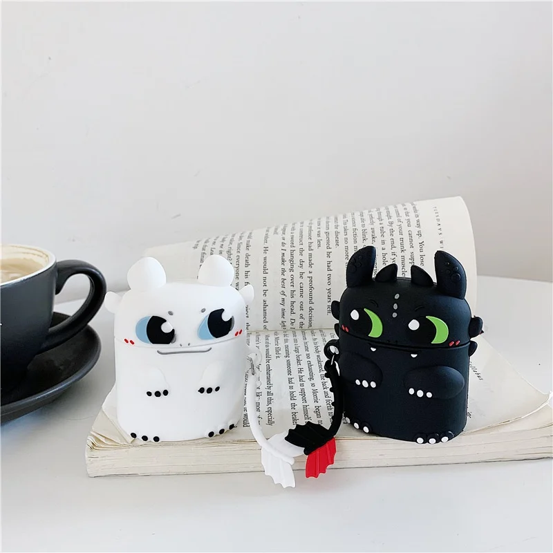 Cartoon Dragon Case for AirPods Pro2 Airpod Pro 1 2 3 Bluetooth Earbuds Charging Box Protective Earphone Case Cover_voghion.com