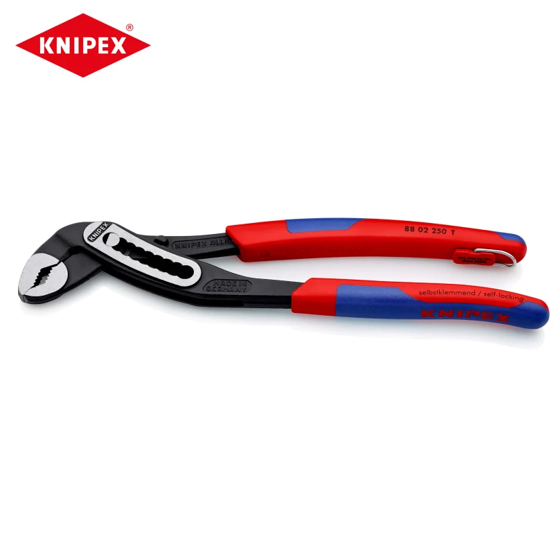

KNIPEX 88 02 250 T Crocodile Mouthed Water Pump Pliers Durable And Stain Resistant Durable And Firm Clamping Convenient And Fast